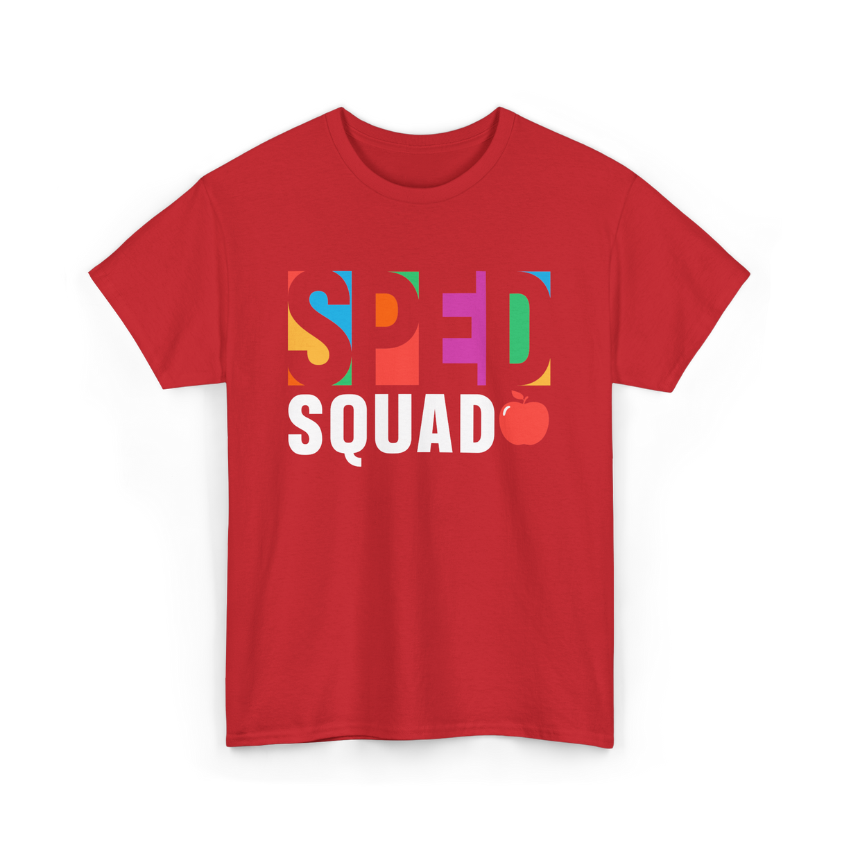 Sped Squad Special Education Teacher T-Shirt - Red