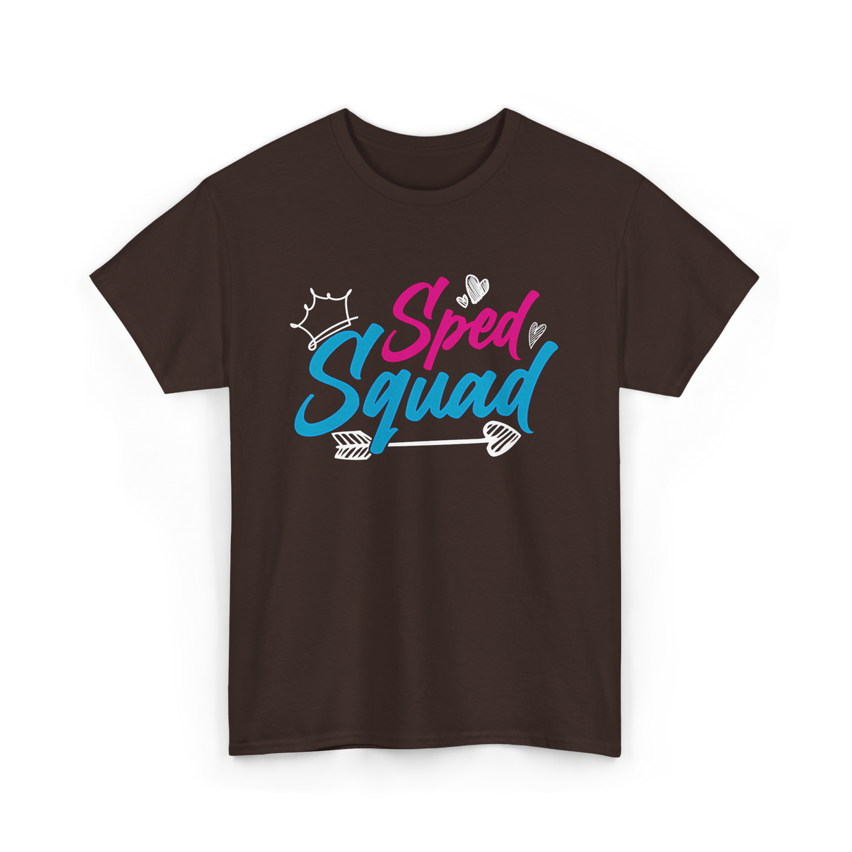 Sped Squad Special Education Teacher T-Shirt - Dark Chocolate