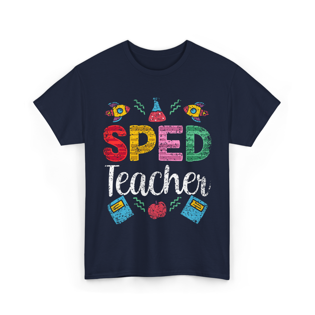 Sped Teacher Special Education Awareness T-Shirt - Navy