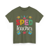 Sped Teacher Special Education Awareness T-Shirt - Military Green