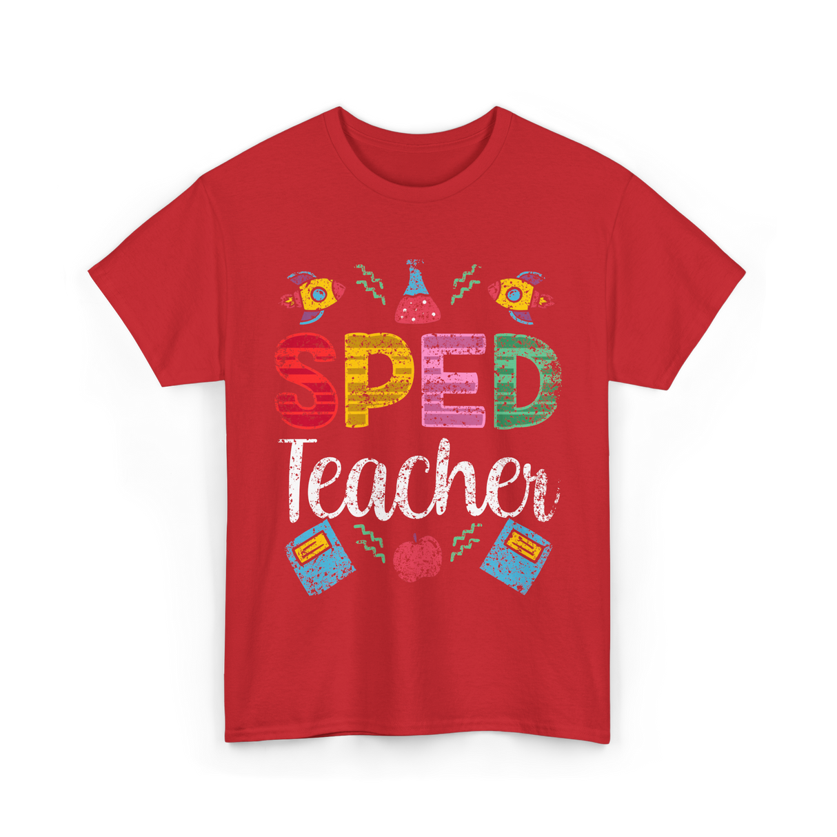 Sped Teacher Special Education Awareness T-Shirt - Red