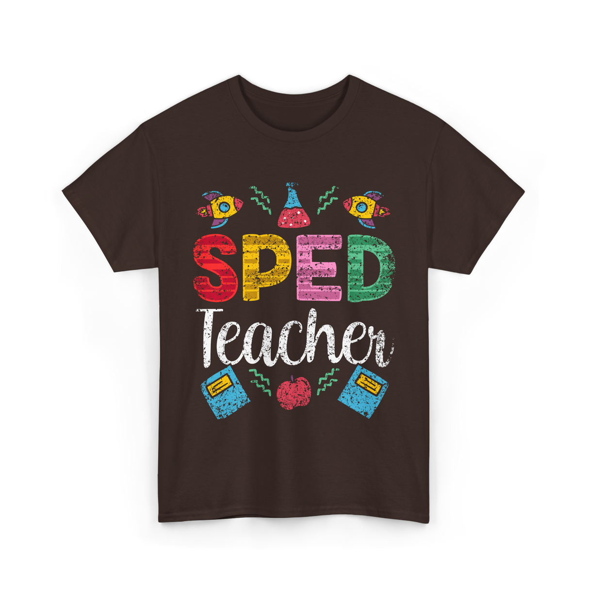 Sped Teacher Special Education Awareness T-Shirt - Dark Chocolate