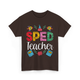 Sped Teacher Special Education Awareness T-Shirt - Dark Chocolate