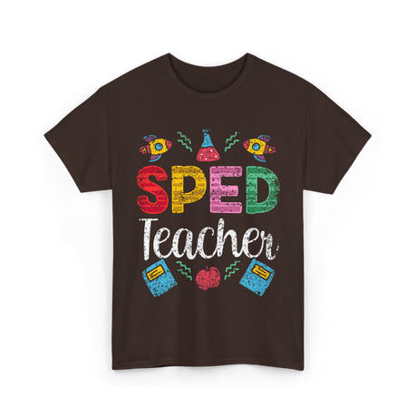 Sped Teacher Special Education Awareness T-Shirt - Dark Chocolate