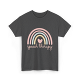 Speech Therapy Rainbow SLP T-Shirt - Dark Heather