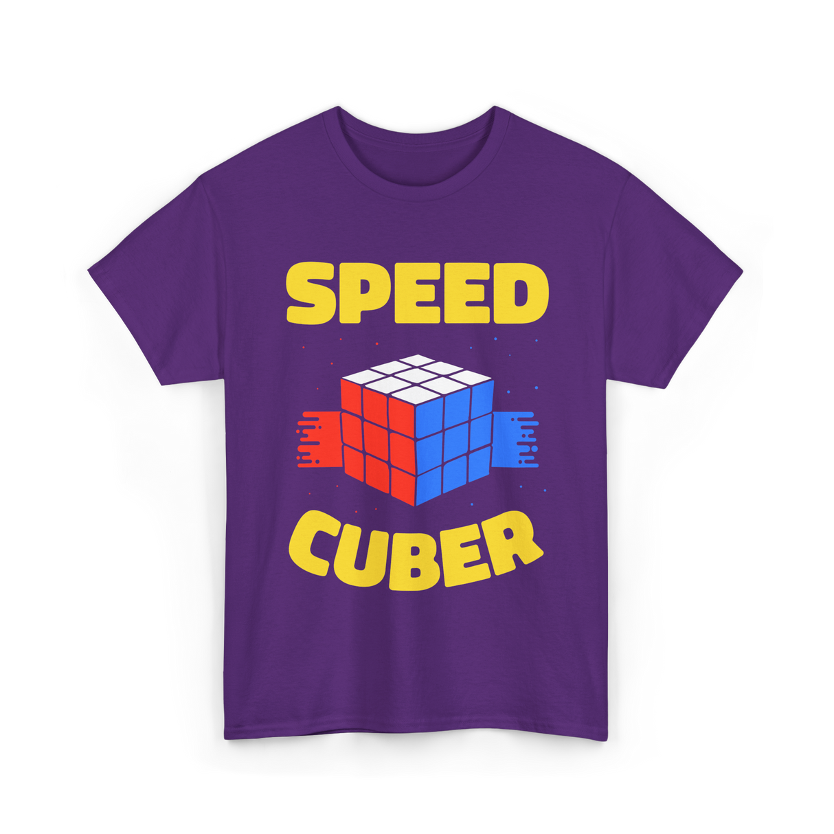 Speed Cuber Speedcubing Cube T-Shirt - Purple