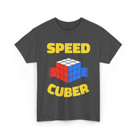 Speed Cuber Speedcubing Cube T-Shirt - Dark Heather