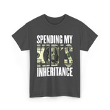 Spending My Kid's Inheritance T-Shirt - Dark Heather