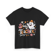 Spooky Teacher Halloween Educator T-Shirt - Black