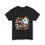 Spooky Teacher Halloween Educator T-Shirt - Black