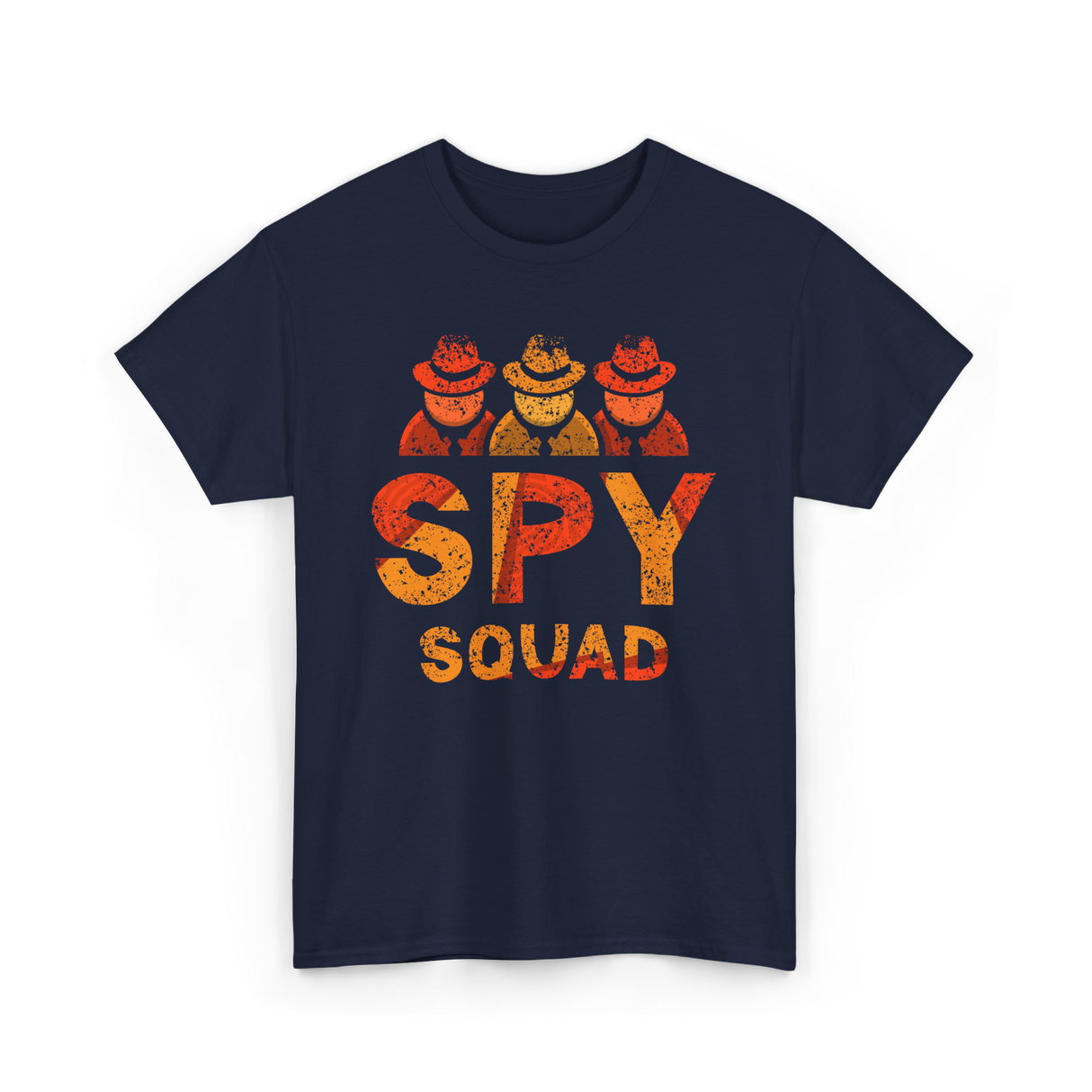 Spy Squad Detective Investigation T-Shirt - Navy