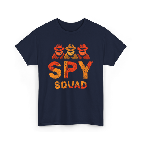 Spy Squad Detective Investigation T-Shirt - Navy