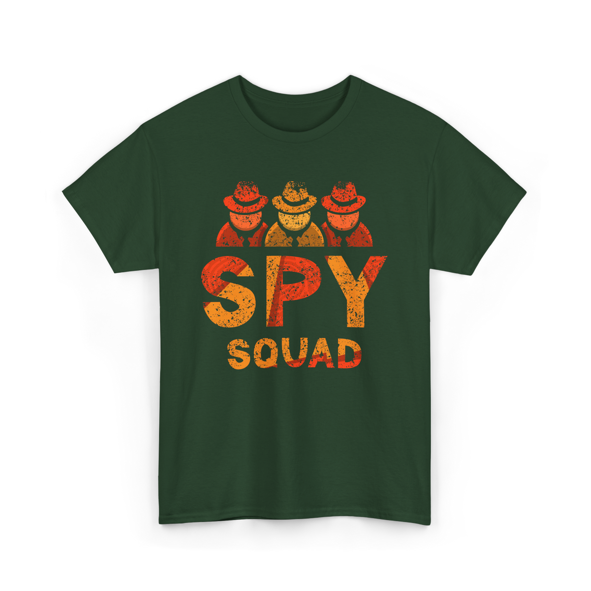 Spy Squad Detective Investigation T-Shirt - Forest Green