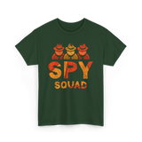 Spy Squad Detective Investigation T-Shirt - Forest Green