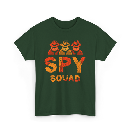 Spy Squad Detective Investigation T-Shirt - Forest Green