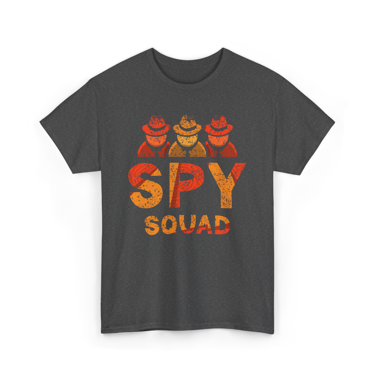 Spy Squad Detective Investigation T-Shirt - Dark Heather