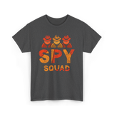 Spy Squad Detective Investigation T-Shirt - Dark Heather