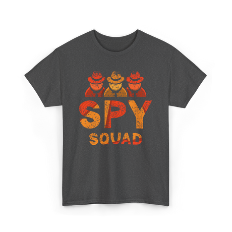 Spy Squad Detective Investigation T-Shirt - Dark Heather