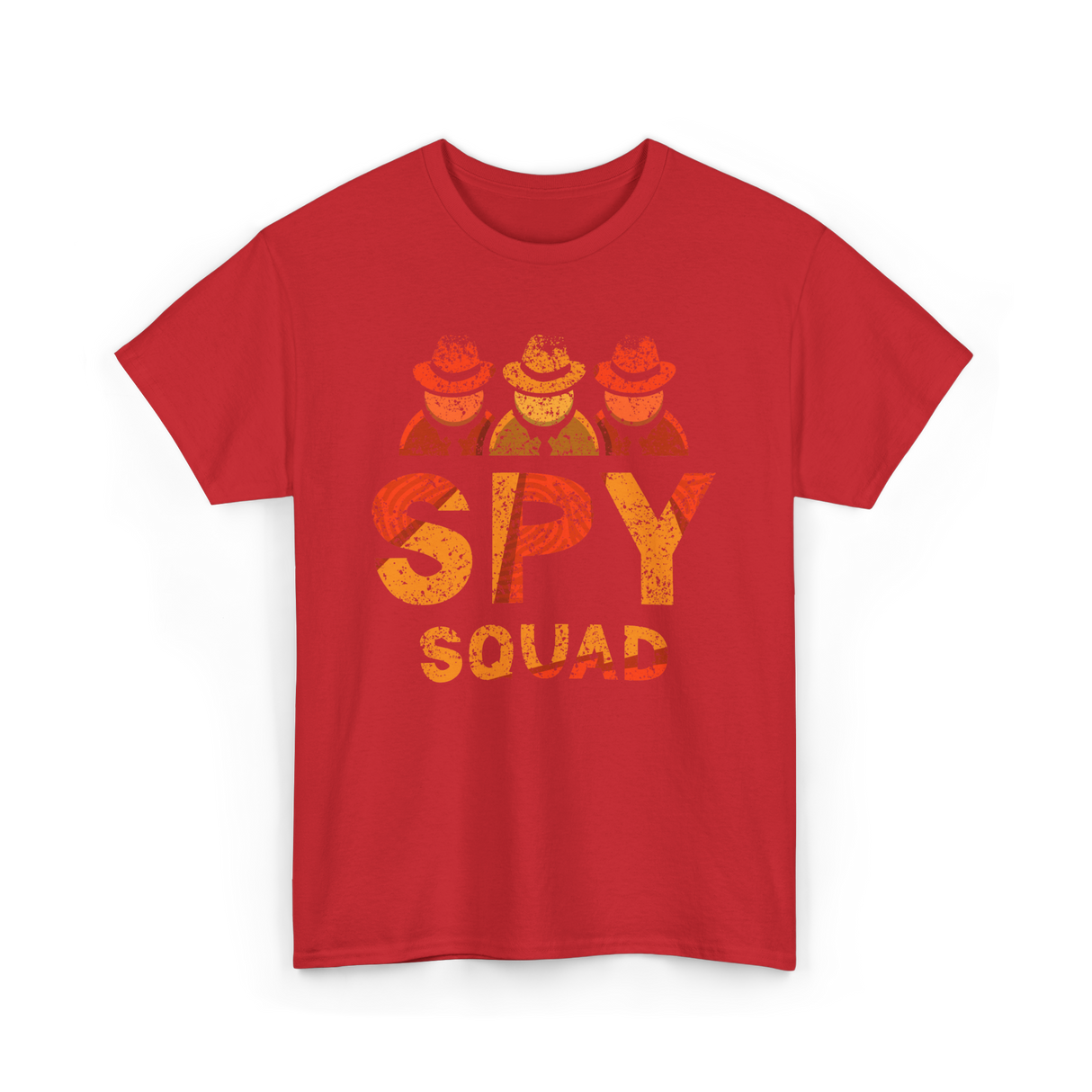 Spy Squad Detective Investigation T-Shirt - Red