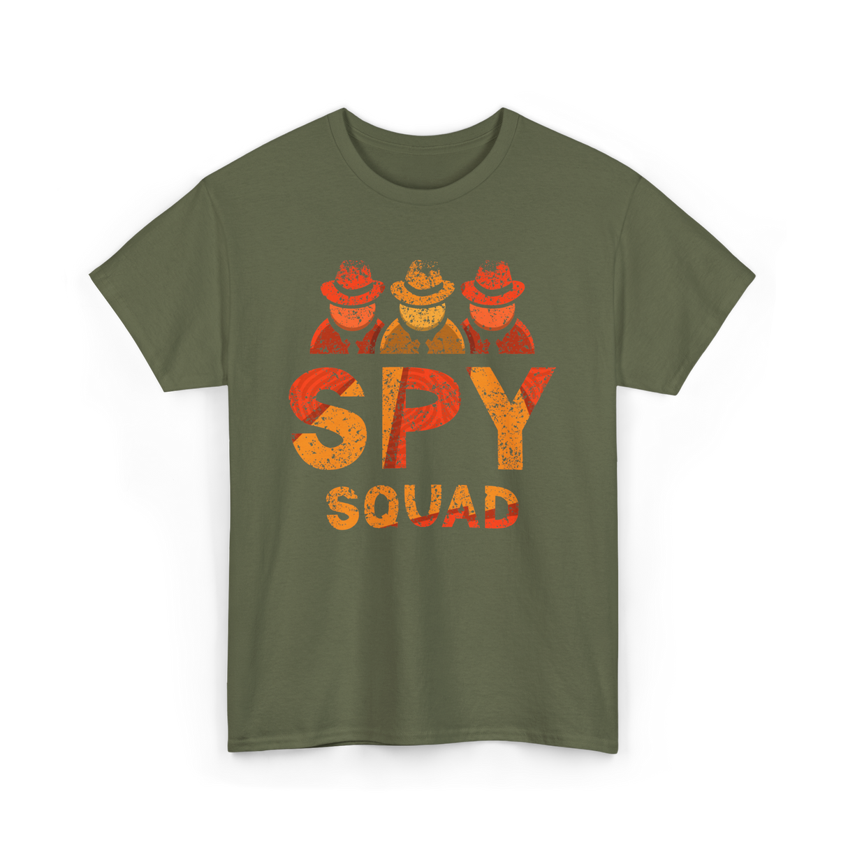 Spy Squad Detective Investigation T-Shirt - Military Green