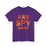 Spy Squad Detective Investigation T-Shirt - Purple