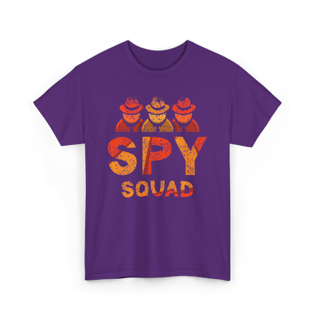 Spy Squad Detective Investigation T-Shirt - Purple