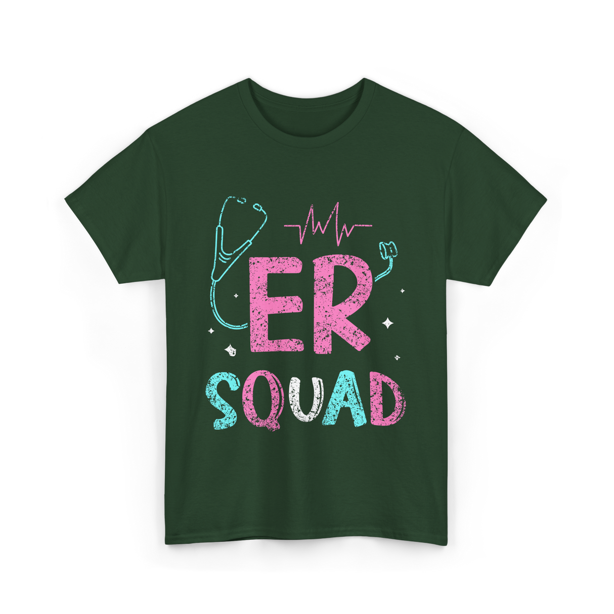 Squad Nurse T-Shirt - Forest Green