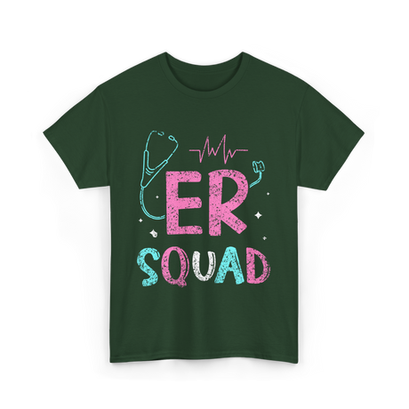 Squad Nurse T-Shirt - Forest Green