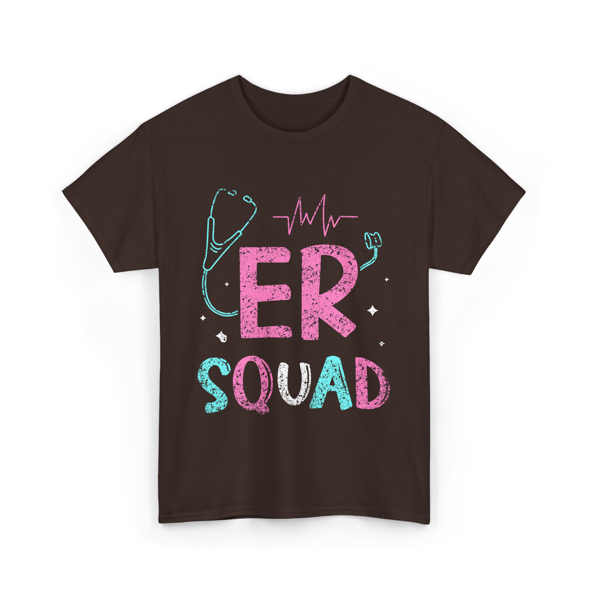 Squad Nurse T-Shirt - Dark Chocolate