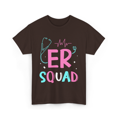 Squad Nursing T-Shirt - Dark Chocolate