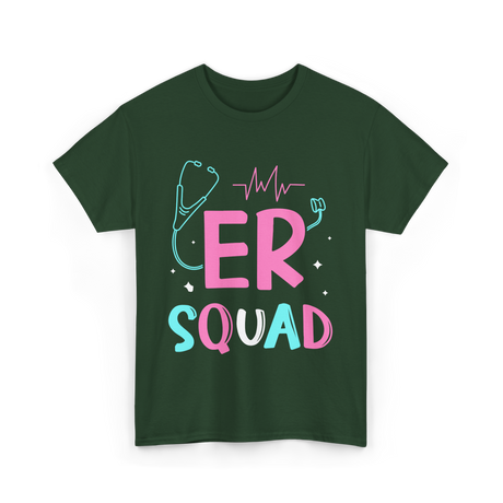 Squad Nursing T-Shirt - Forest Green