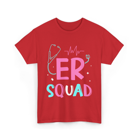 Squad Nursing T-Shirt - Red