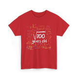 Square Root of 100 Birthday Party T-Shirt - Red