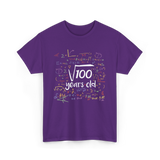 Square Root of 100 Birthday Party T-Shirt - Purple