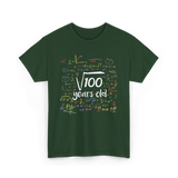 Square Root of 100 Birthday Party T-Shirt - Forest Green