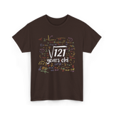 Square Root Of 121 Birthday Celebration T-Shirt - Dark Chocolate