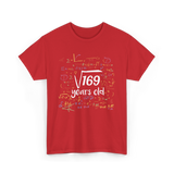 Square Root Of 169 Birthday Party T-Shirt - Red