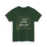 Square Root of 225 15th Birthday T-Shirt - Forest Green