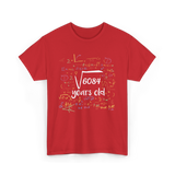 Square Root Of 6084 Birthday Celebration T-Shirt - Red