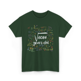 Square Root Of 6084 Birthday Celebration T-Shirt - Forest Green