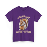 Squirrel Whisperer Squirrel T-Shirt - Purple