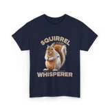 Squirrel Whisperer Squirrel T-Shirt - Navy