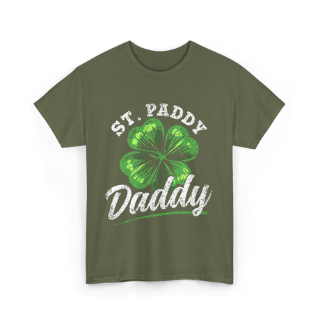 St Paddy Daddy Ireland T-Shirt - Military Green