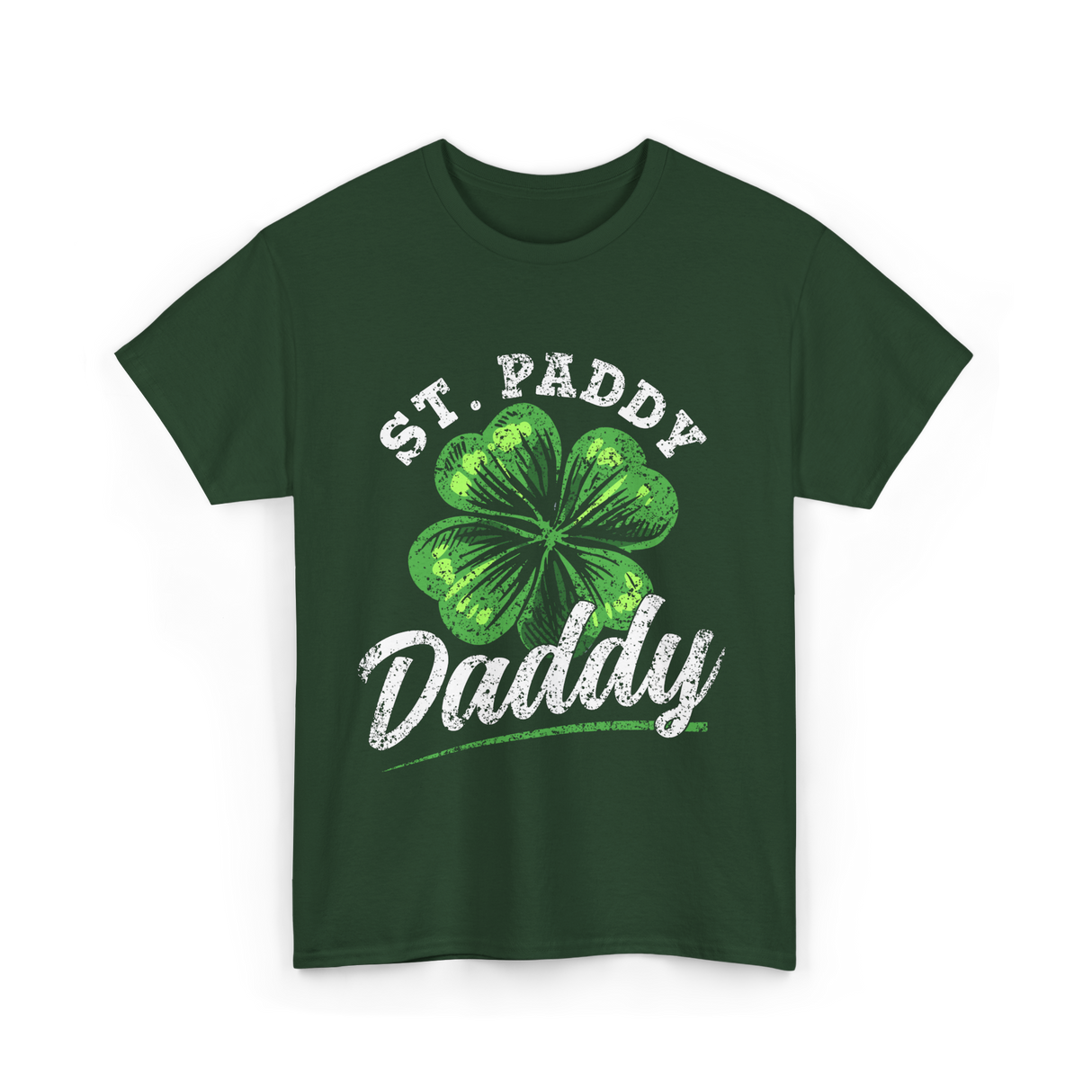 St Paddy Daddy Ireland T-Shirt - Forest Green