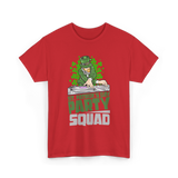 St Patricks Day Party Squad T-Shirt - Red