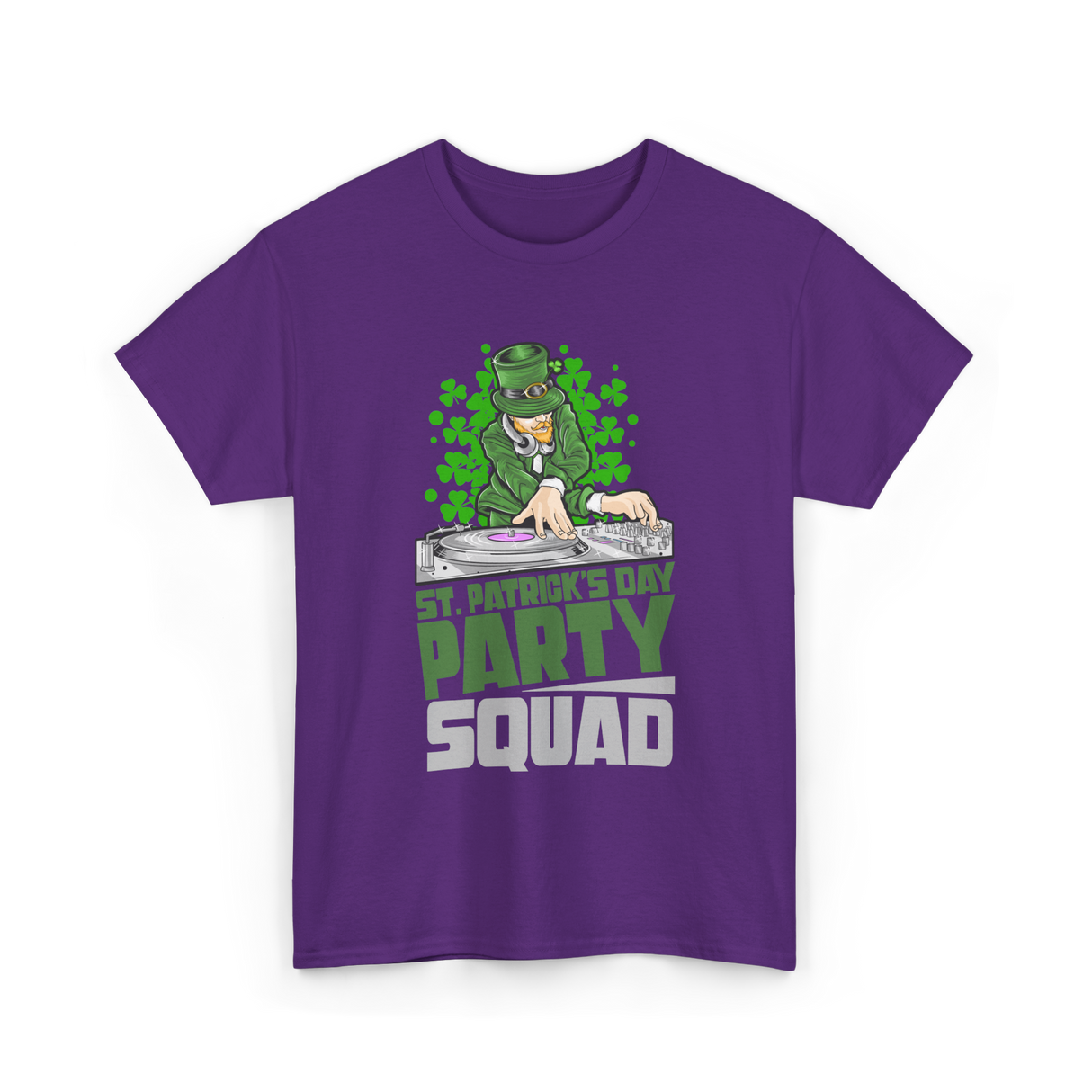 St Patricks Day Party Squad T-Shirt - Purple