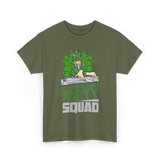 St Patricks Day Party Squad T-Shirt - Military Green