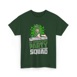 St Patricks Day Party Squad T-Shirt - Forest Green