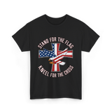 Stand For The Flag Patriot Eagle T-Shirt - Black