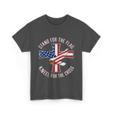 Stand For The Flag Patriot Eagle T-Shirt - Dark Heather